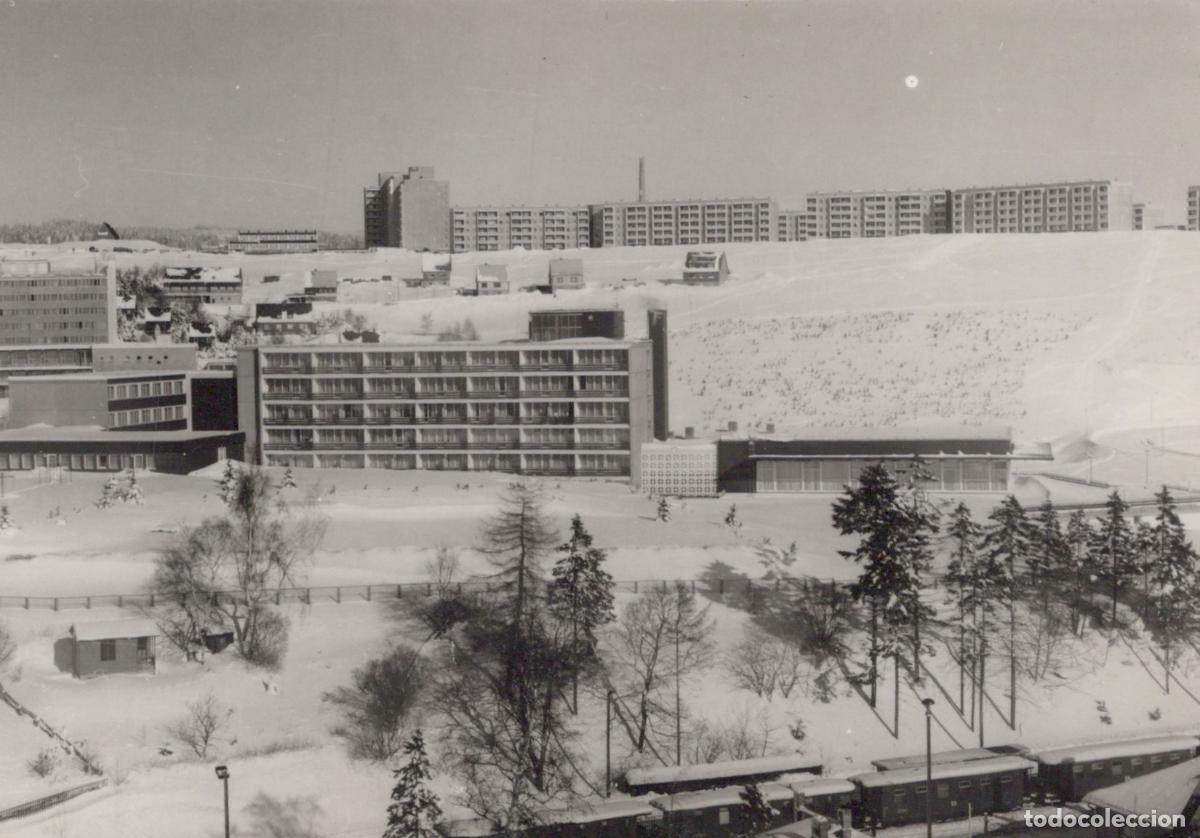 Postcards: Germany Oberwiesenthal Winter Landscape With Modern Buildings Unposted *YAS303