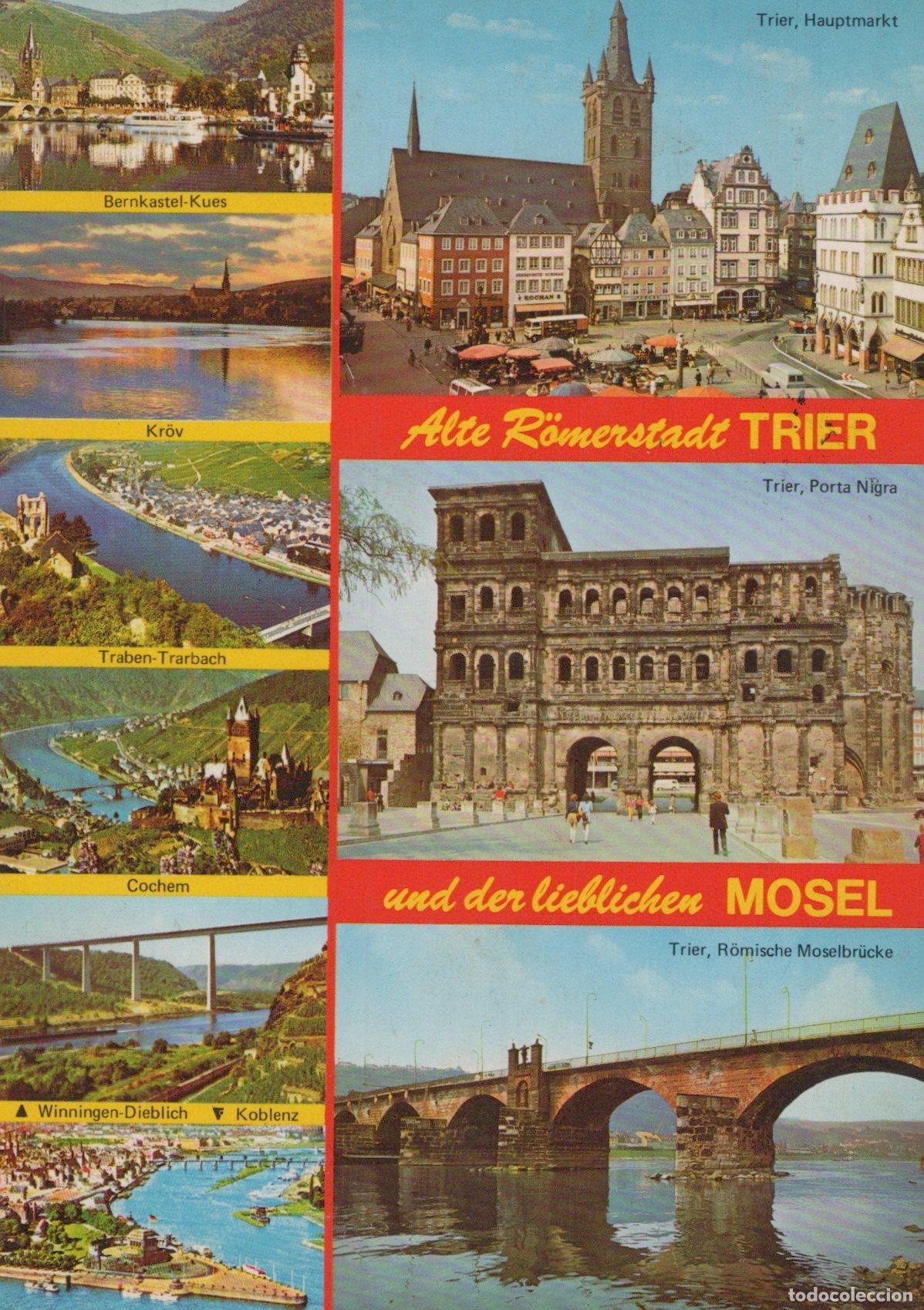 Postkarten: Germany Trier Mosel River Valley Roman City Porta Nigra Bridges *YAS425