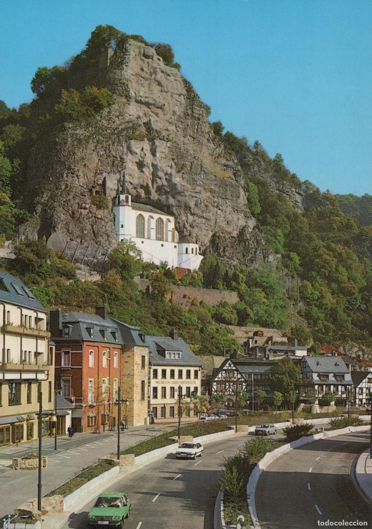 Cartes Postales: Germany Idar Oberstein Felsenkirche Rock Church Town View Unposted *YAS477