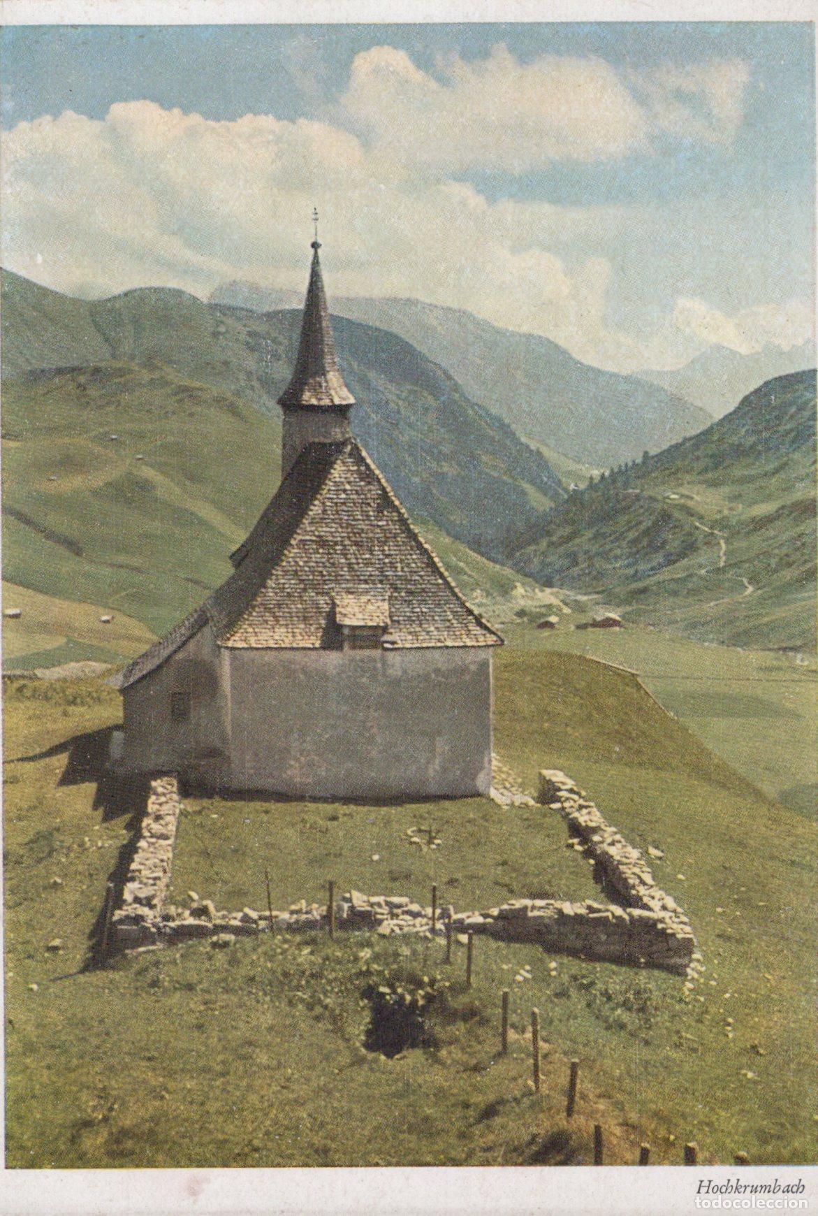 Postales: Austria Hochkrumbach Mountain Chapel With Steeple and Valley Unposted *YAS510