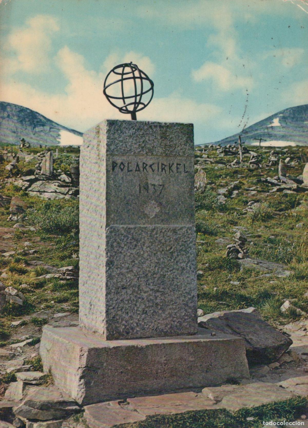 Postales: Norway Saltfjellet Arctic Circle Monument 1937 Polar Globe Mountain *YAS507