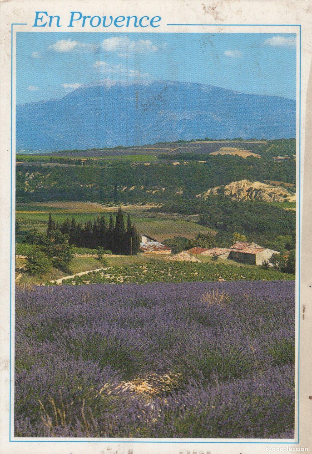 Postcards: France Marseillan Provence Lavender Fields Landscape With Mont Ventoux *YAS433