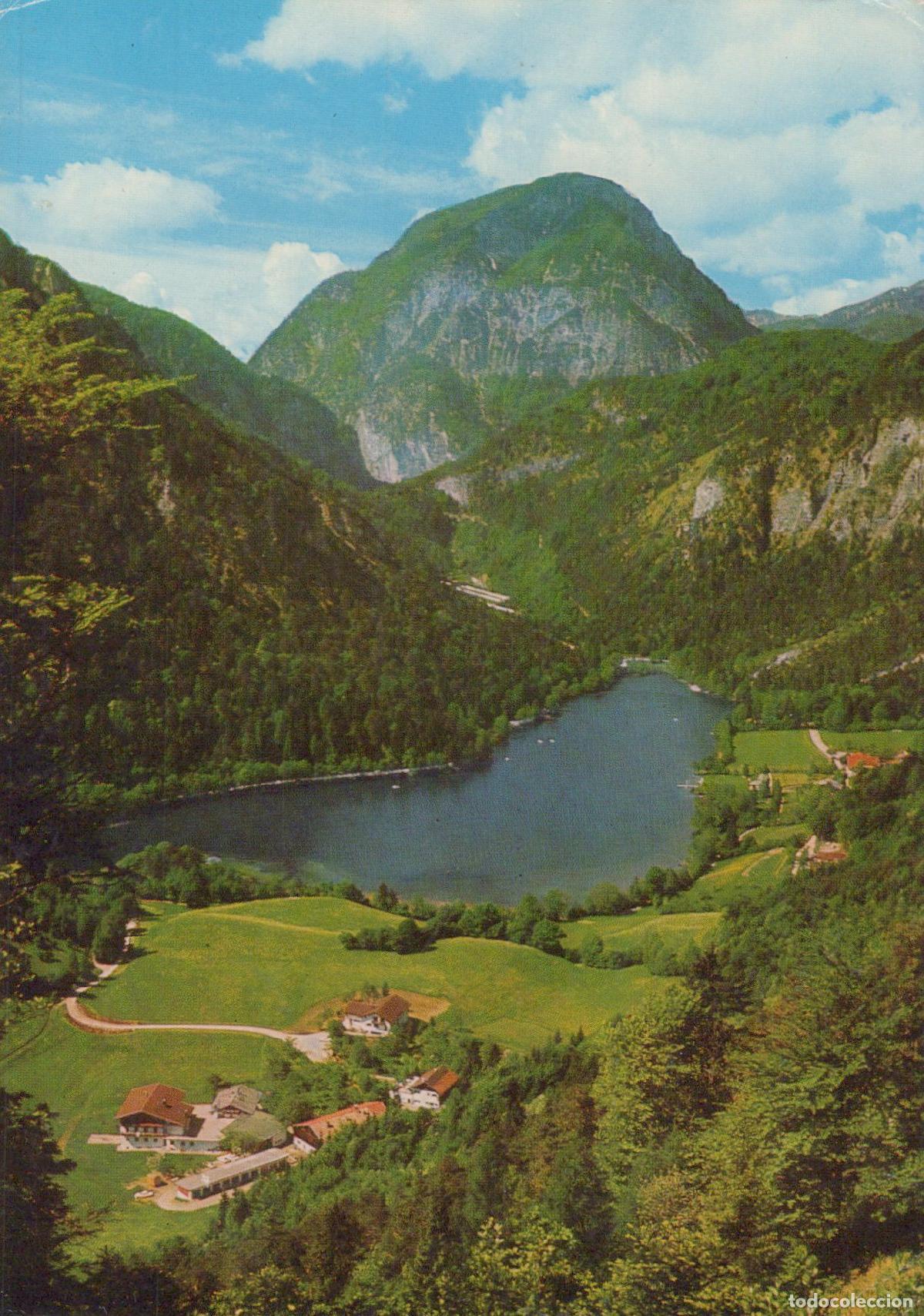 Postcards: Germany Bad Reichenhall Thumsee Lake Near With Ristlahorn Mountain *YAS555