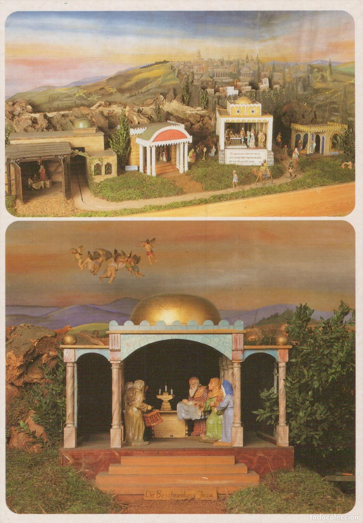 Cartes Postales: Germany M&uuml;lsen Christmas Nativity Scene Mueisen St Nicolas Unposted *YAS468