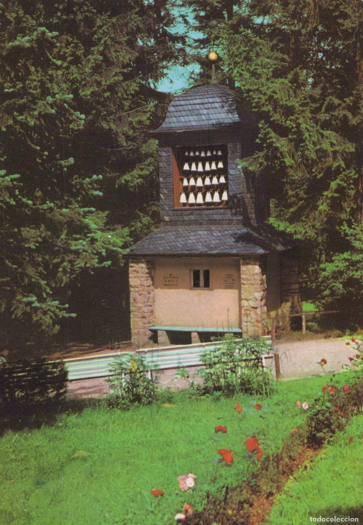 Cartoline: Germany B&auml;renfels Glockenspiel Bell Tower in Erzgebirge Forest Unposted *YAS488