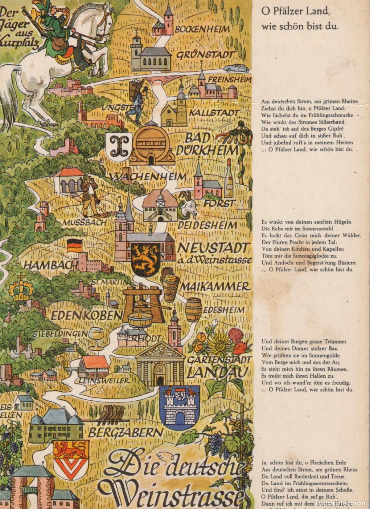 Cartoline: Germany Neustadt an der Weinstrasse Die Deutsche Weinstrasse O Unposted *YAS626