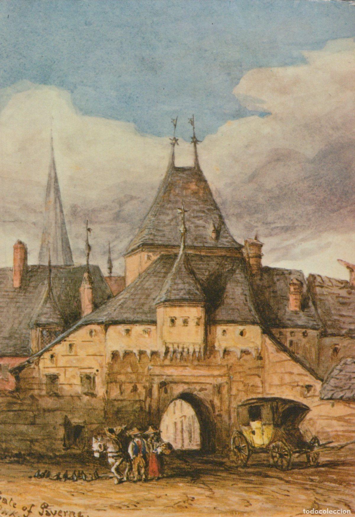 Cartoline: Switzerland Payerne Porte de Berne 1820 Diligence Postkutsche Unposted *YAS528