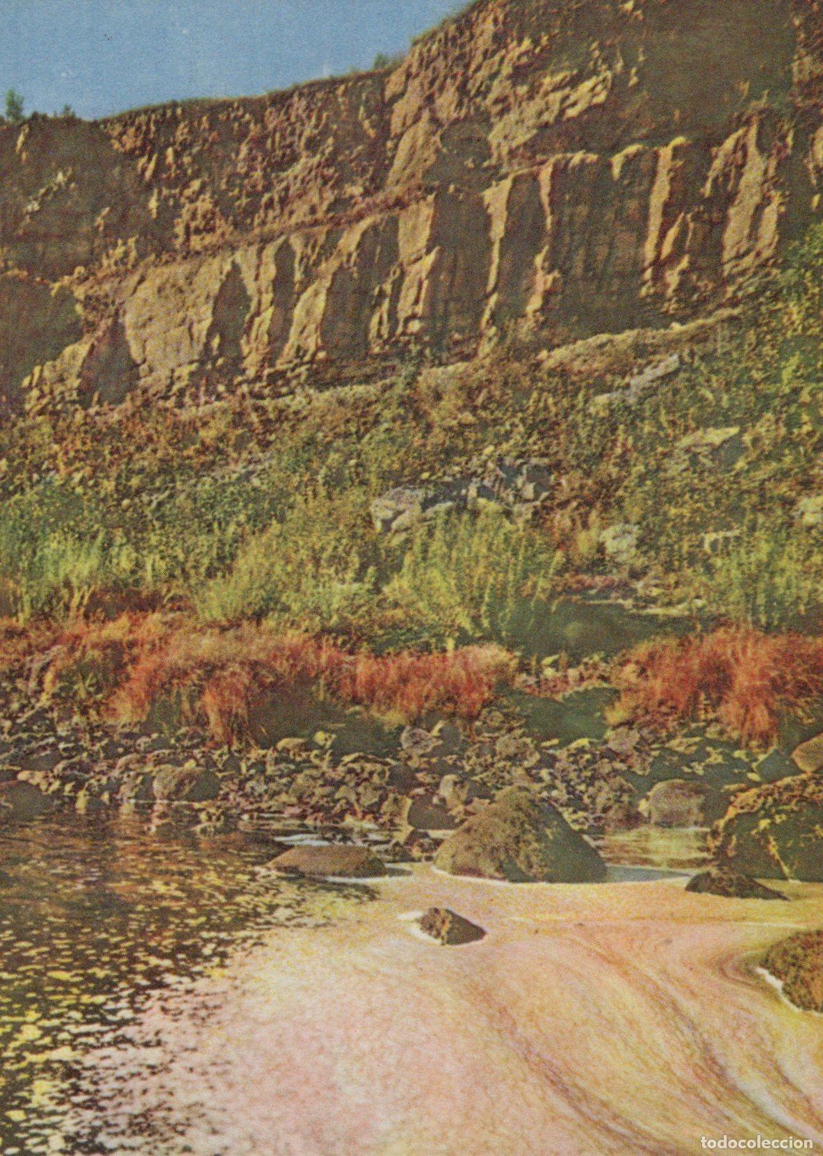Cartoline: Latvia Riga Daugava River Craggy Banks Landscape 1970s Unposted *YAS641