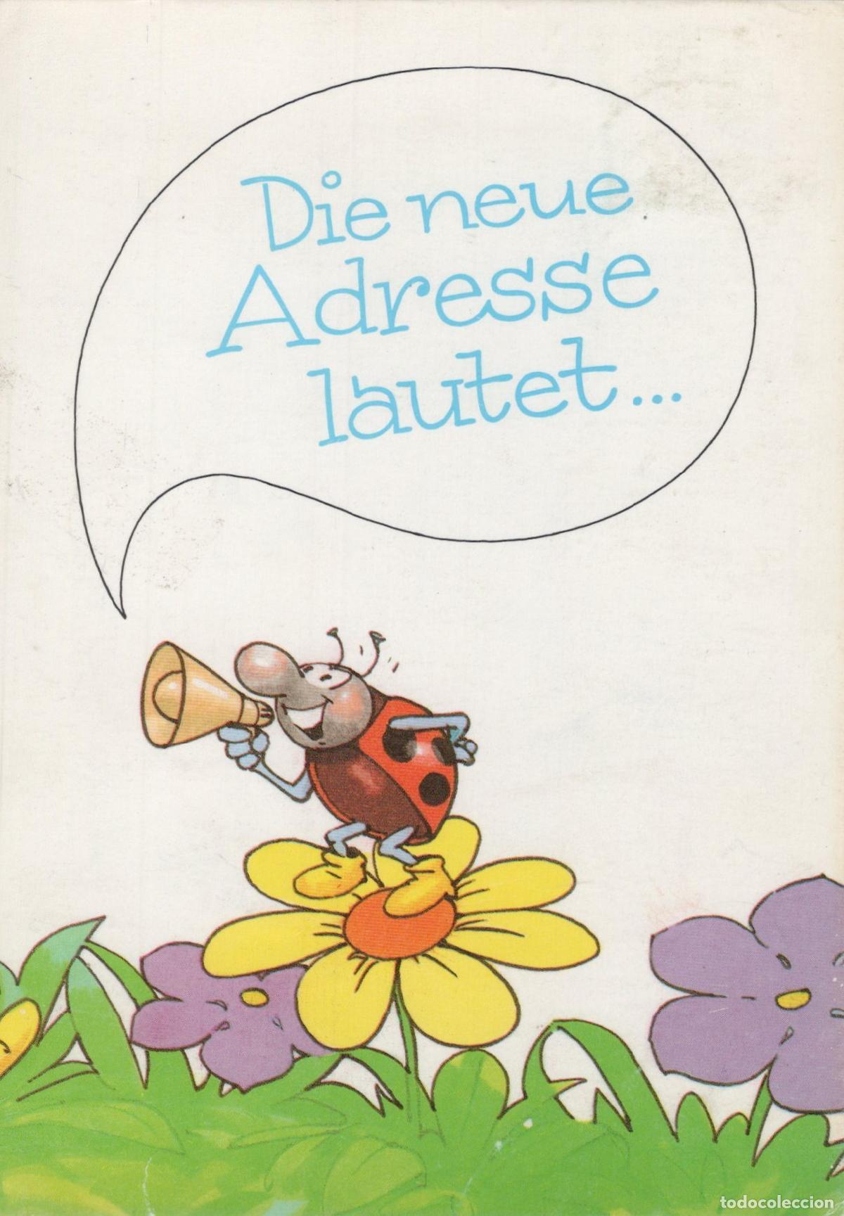 Cartoline: Germany Leipzig Ladybug With Megaphone Announcing New Address German *YAS588