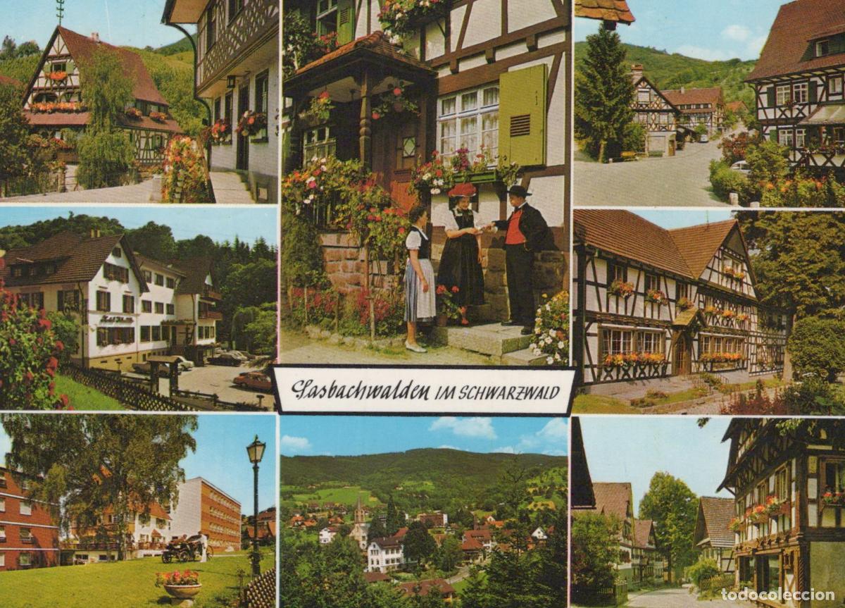 Postcards: Germany Sasbachwalden Collage Traditional Houses *YAS761