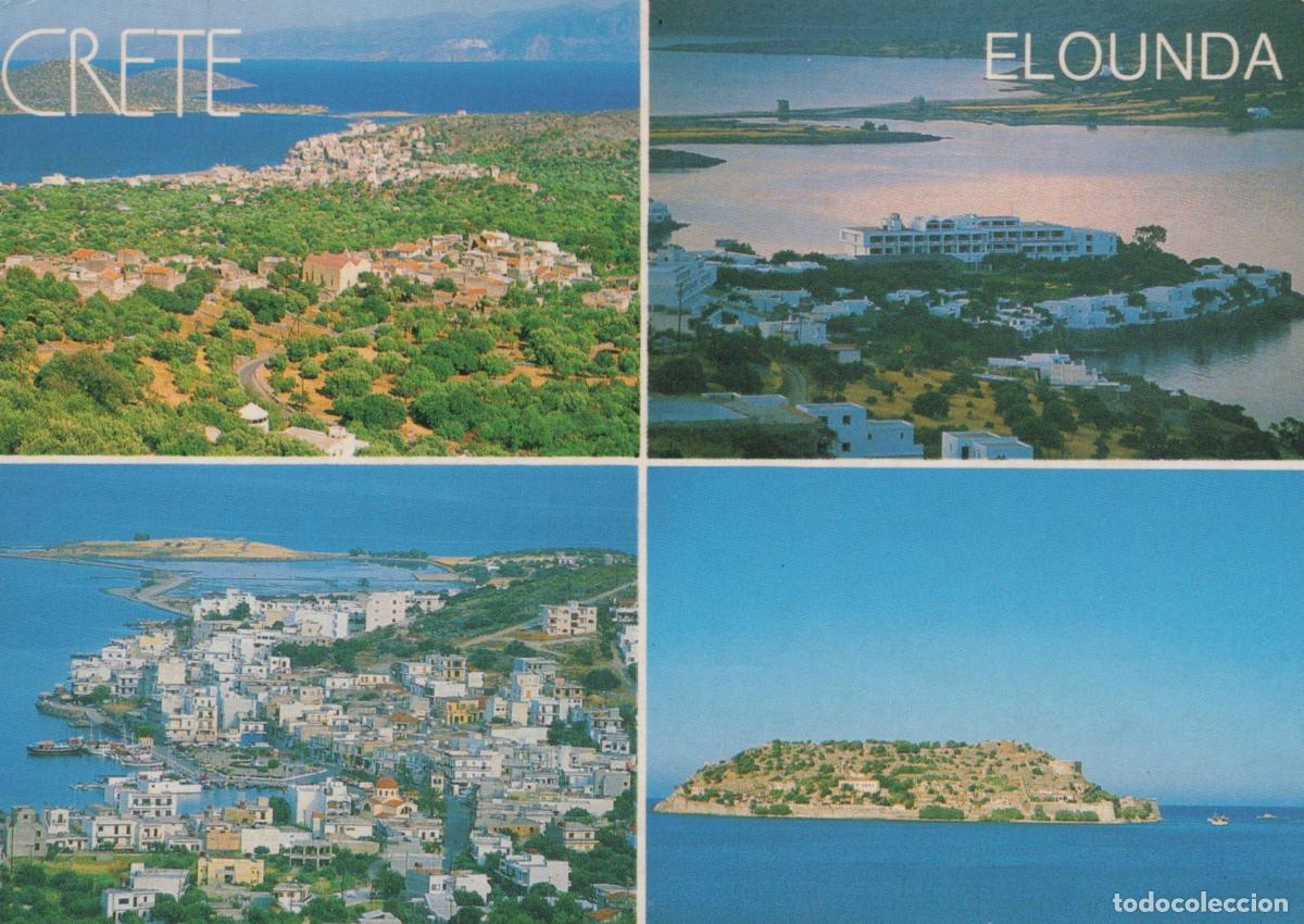 Postcards: Greece Elounda Coastal Villages Island Landscape Multi View *YAS753