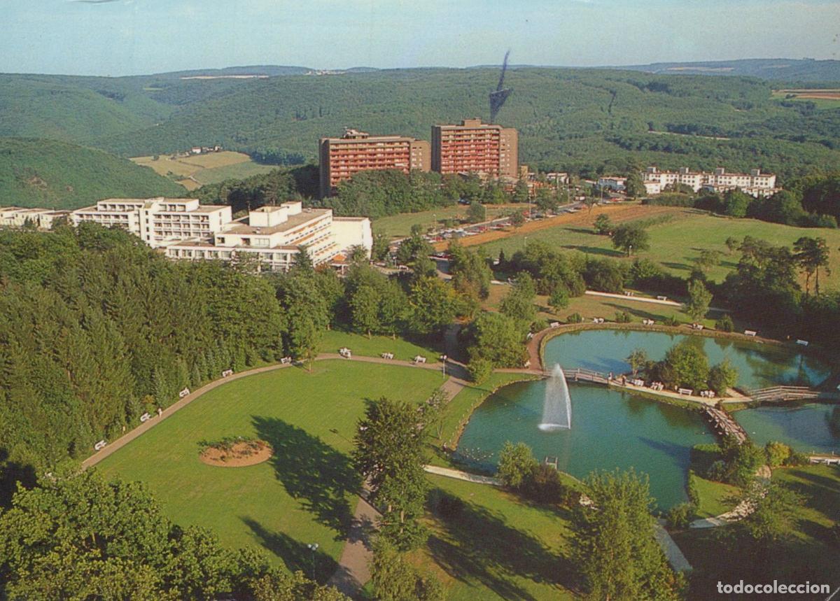 Postcards: Germany Lahnstein Kurzentrum Spa Resort Aerial View With Lake and *YAS771