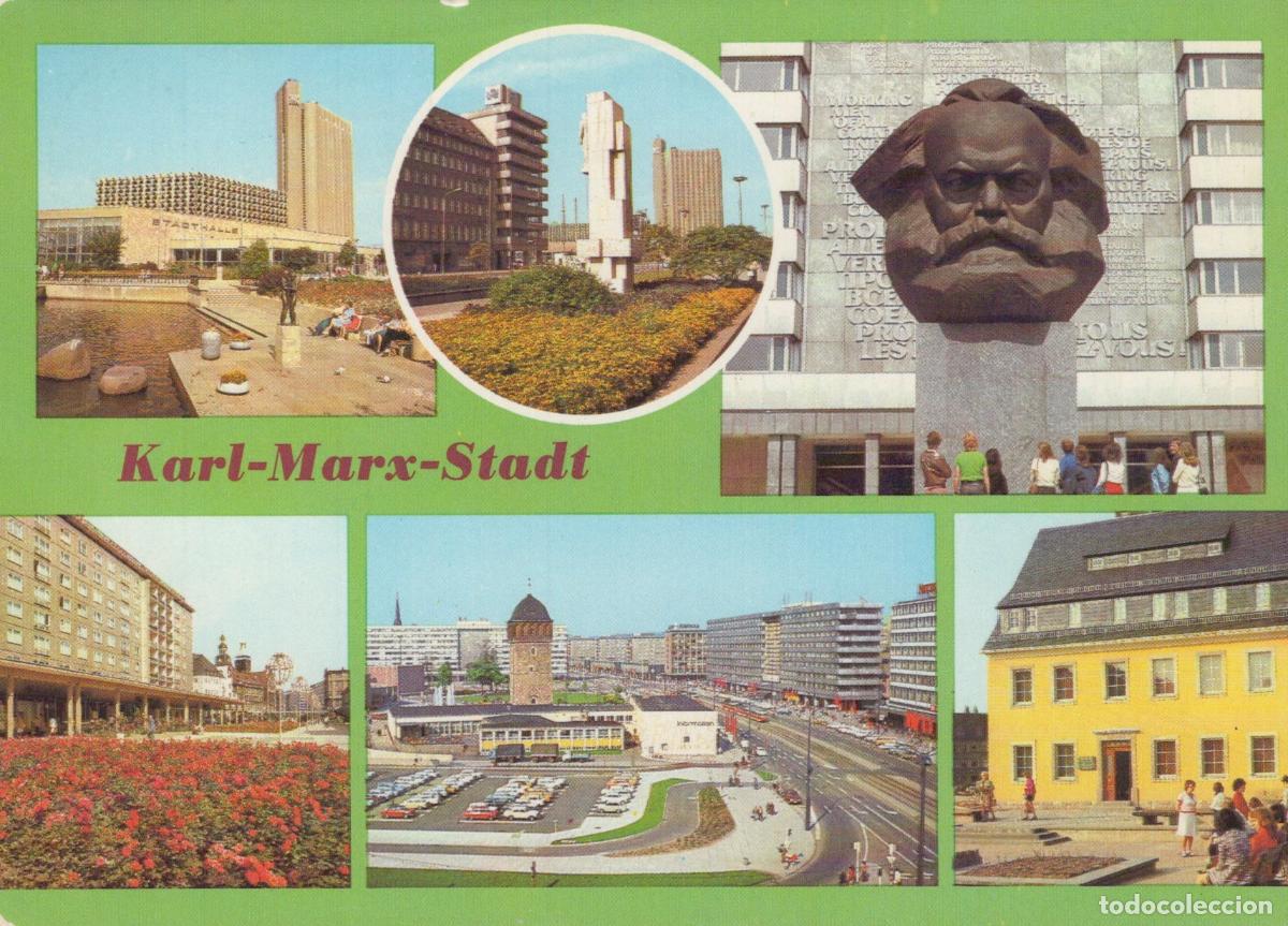 Postcards: Germany Chemnitz Karl Marx Stadt Multi View Stadthalle Karl Marx *YAS793