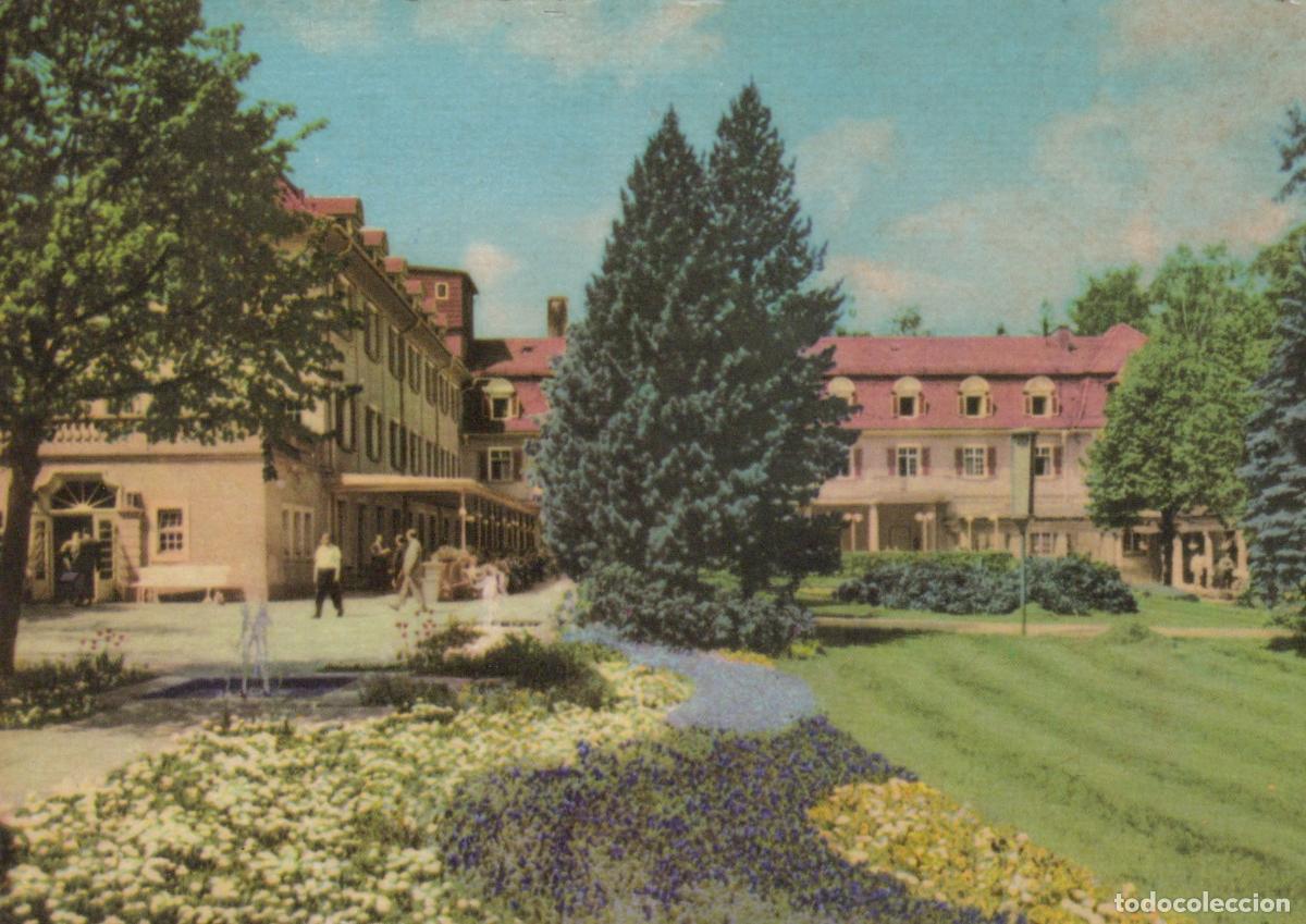 Postais: Germany Bad Brambach Spa Hotel With Gardens and Fountain *YAS806