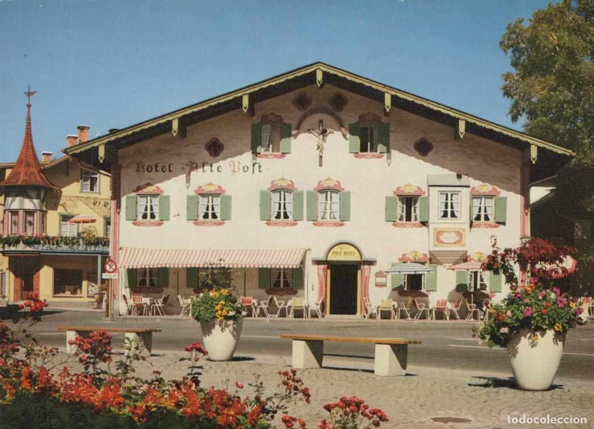Postales: Germany Oberammergau Hotel Alte Post Traditional Bavarian Unposted *YAS694