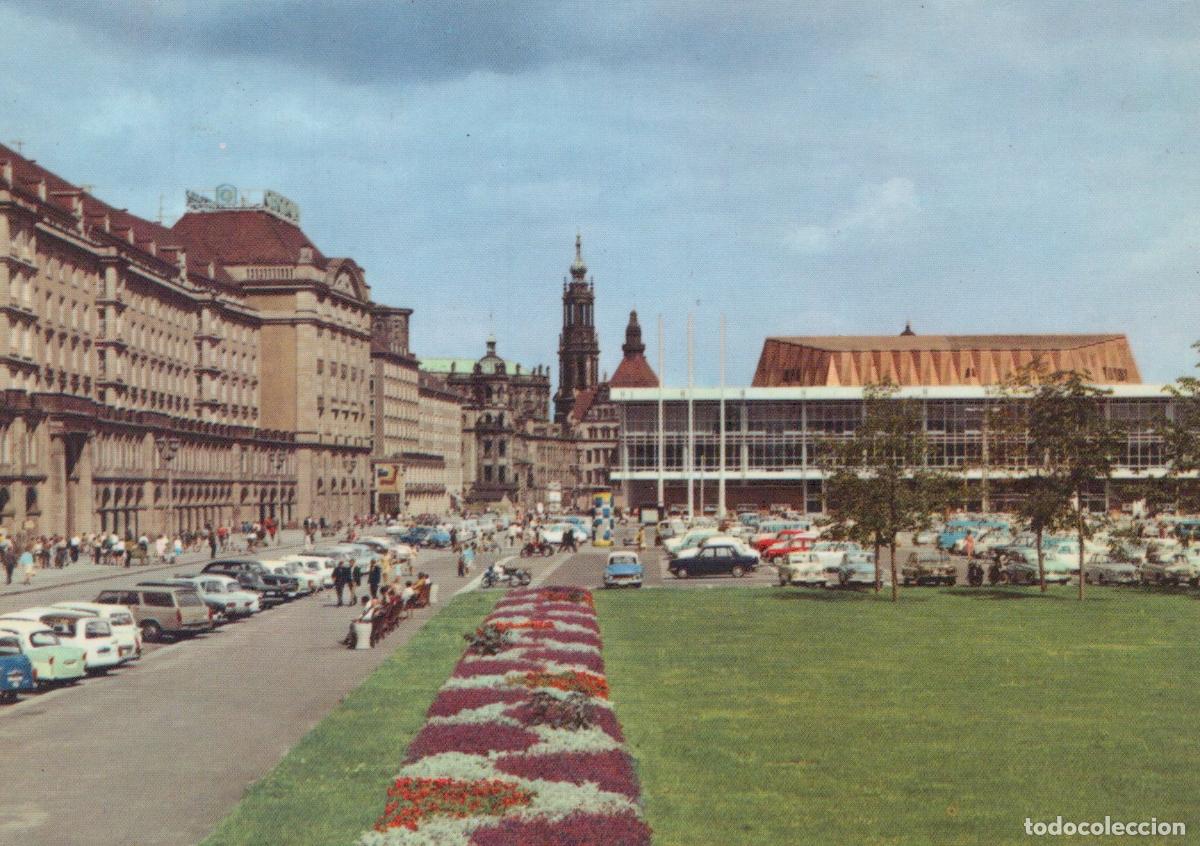 Postkarten: Germany Dresden Altmarkt With Kulturpalast and Historic Buildings 1970s *YAS803
