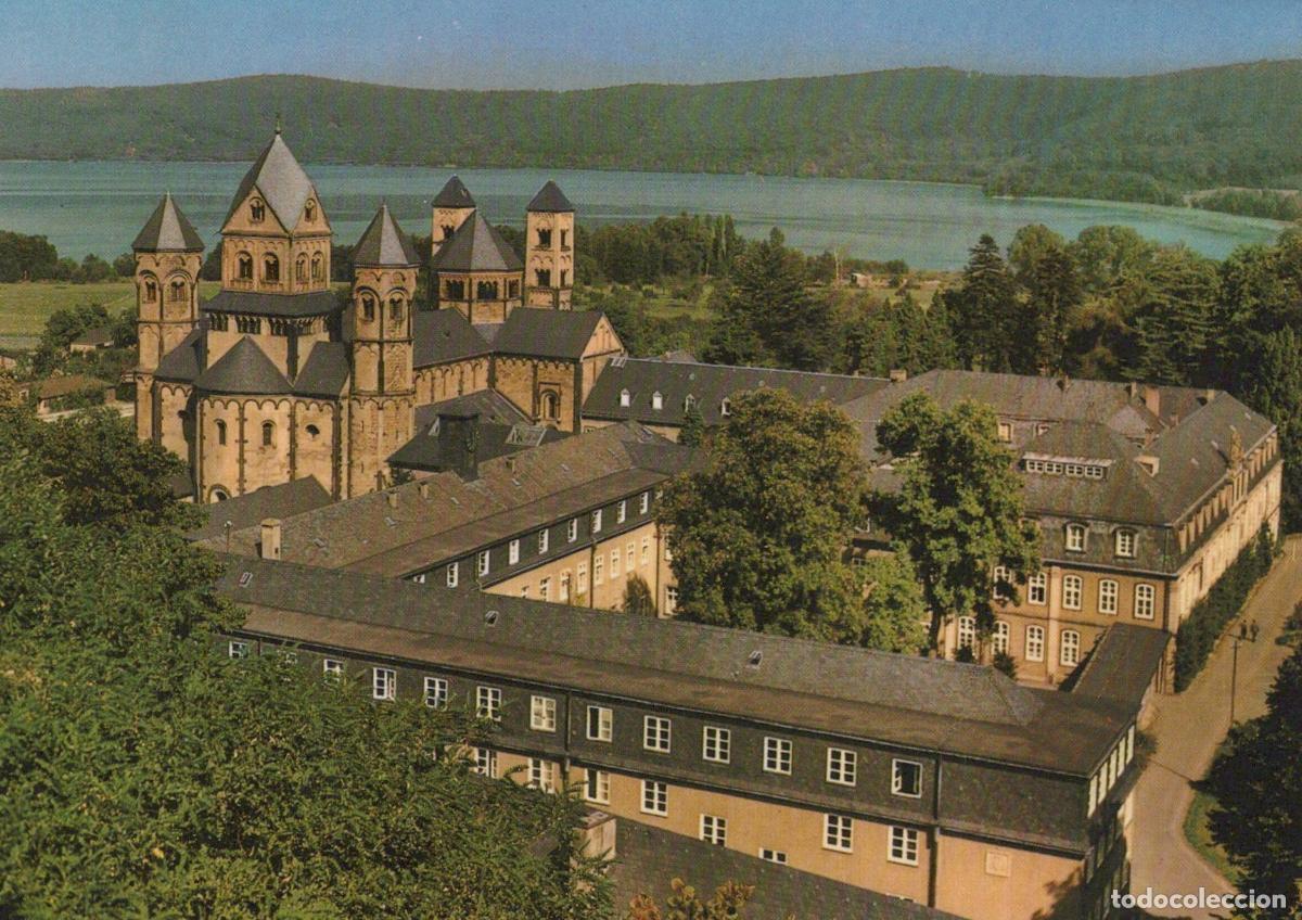 Postcards: Germany Maria Laach Abbey Panoramic View From Southwest Lake Unposted *YAS818