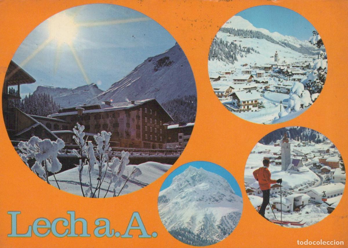 Postcards: Austria Lech am Arlberg Winter Ski Resort Collage *YAS832