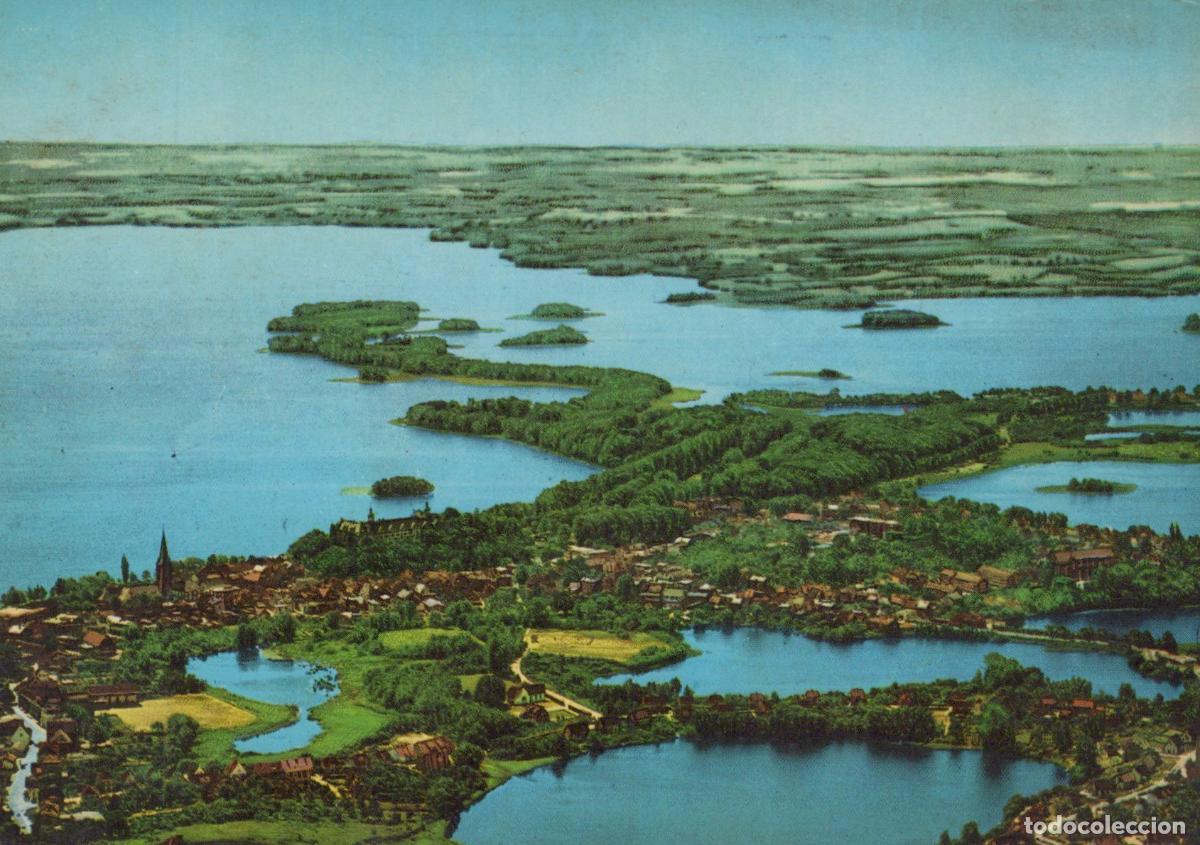 Cartoline: Germany Pl&ouml;n Aerial View of City and Lakes Landscape *YAS829