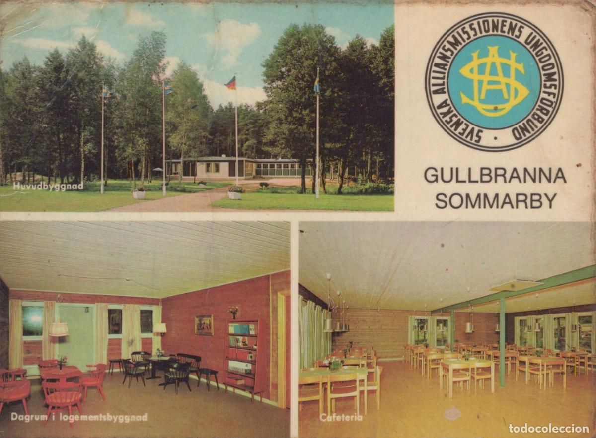 Postcards: Sweden Halmstad Gullbranna Sommarby Main Building Dormitory and *YAS839
