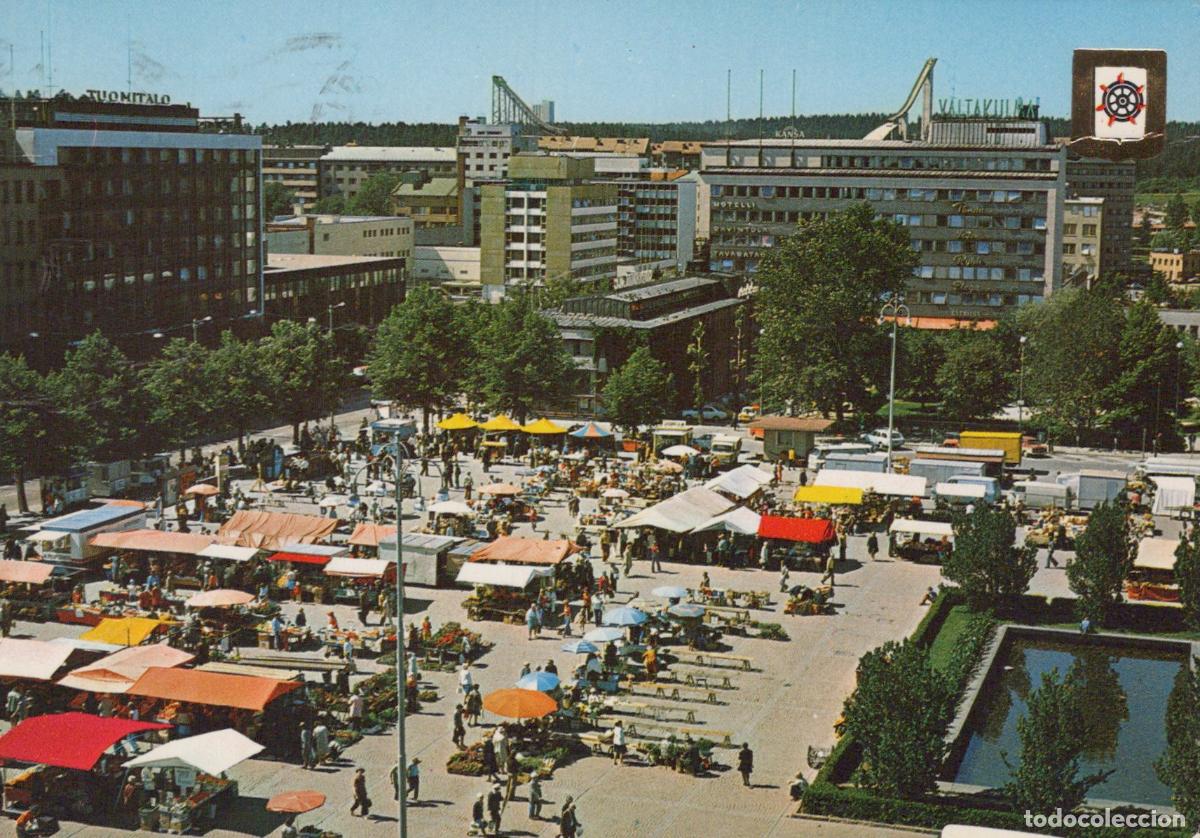 Cartoline: Finland Helsinki Market Square in *YAS764