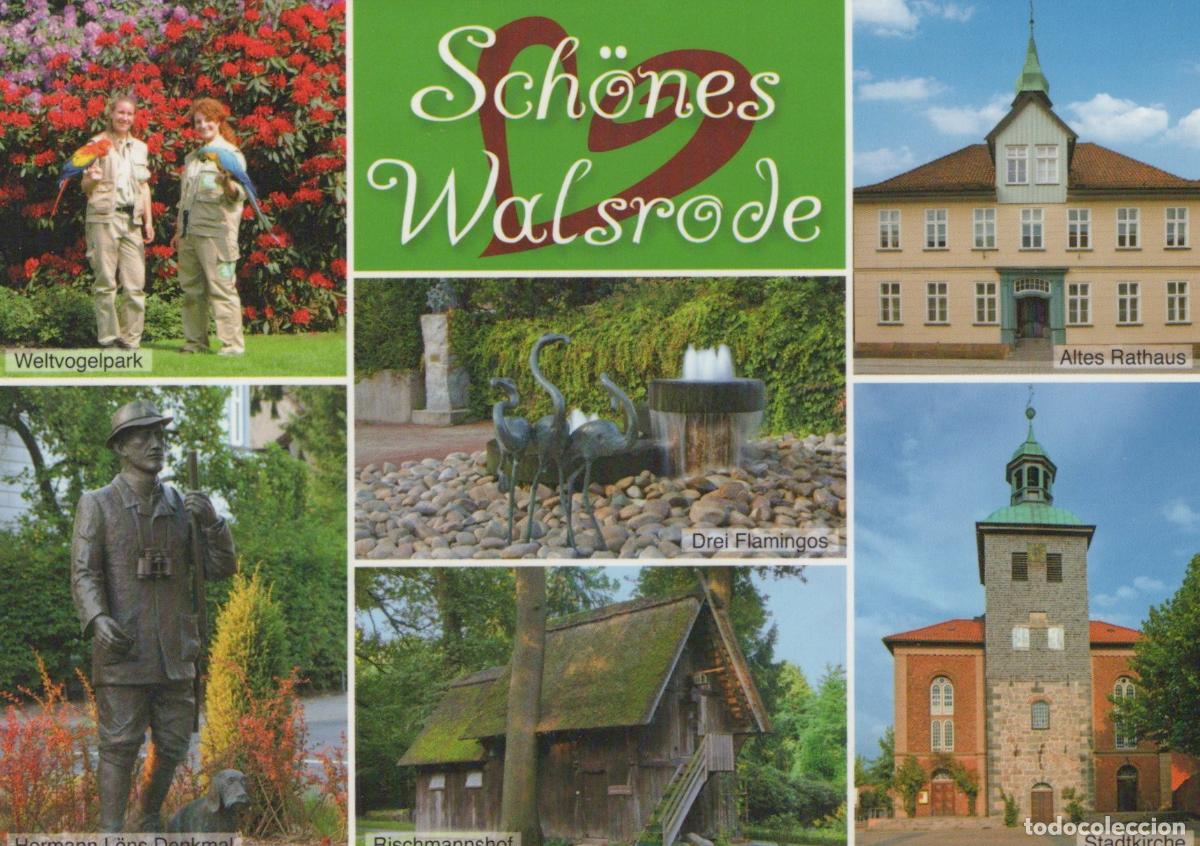 Postales: Germany Walsrode Multi View Weltvogelpark Old Town Hall Unposted *YAS888