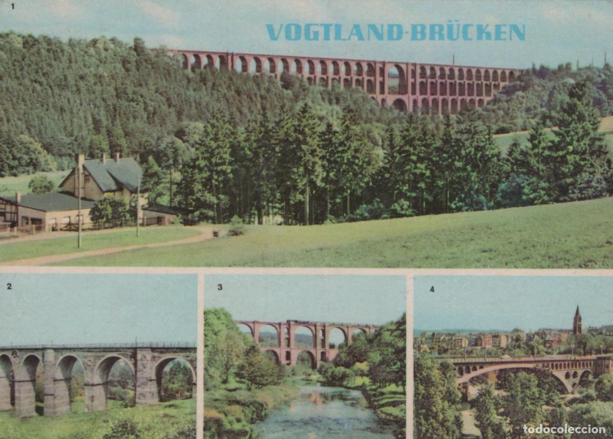 Postcards: Germany Plauen Vogtland Bridges G&ouml;ltzschtalbr&uuml;cke Unposted *YAS903