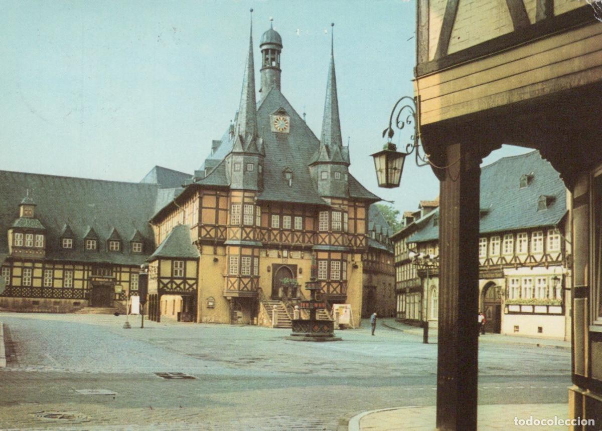Cartes Postales: Germany Wernigerode Rathaus Town Hall Historic Architecture Square *YAS804