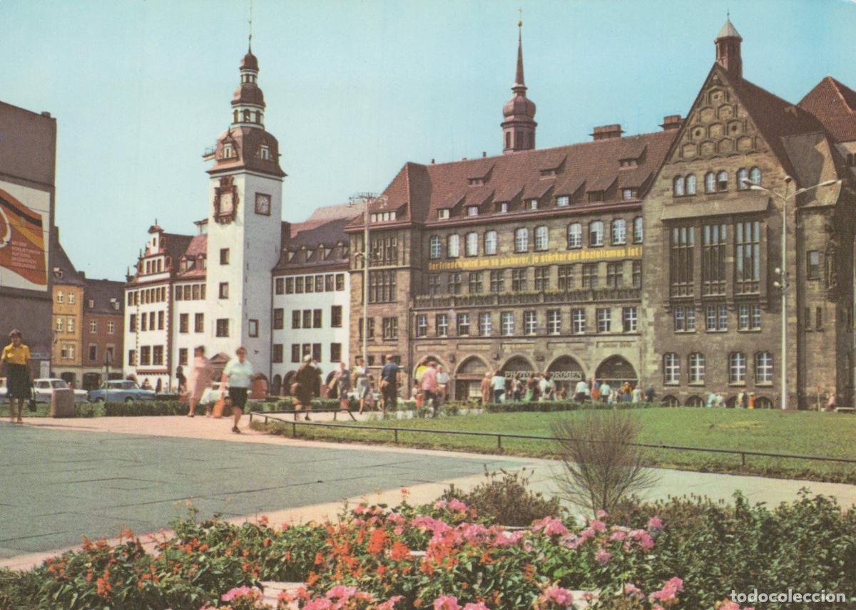 Postcards: Germany Karl Marx Stadt Rathaus City Hall and Square With Unposted *YAS905