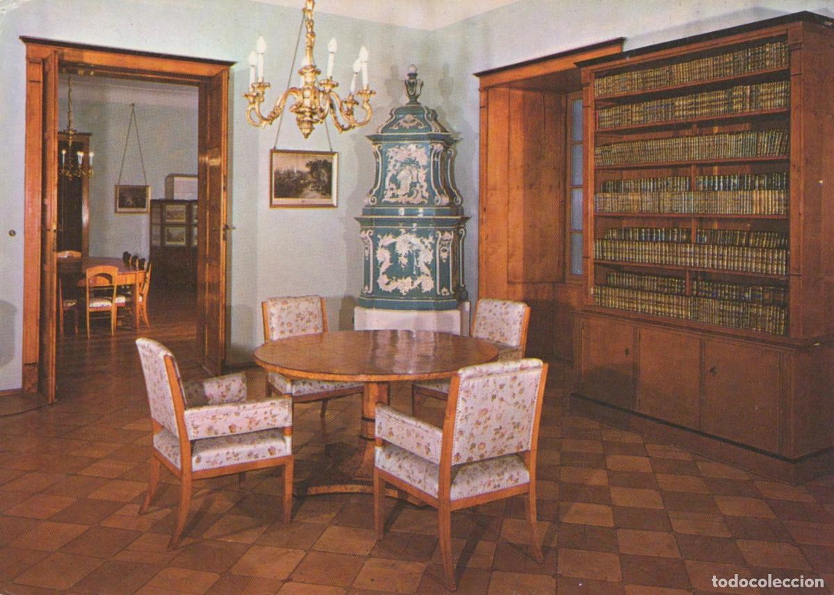 Postais: Czech Republic Velke Losiny Castle Library Empire Style Rich Unposted *YAS935