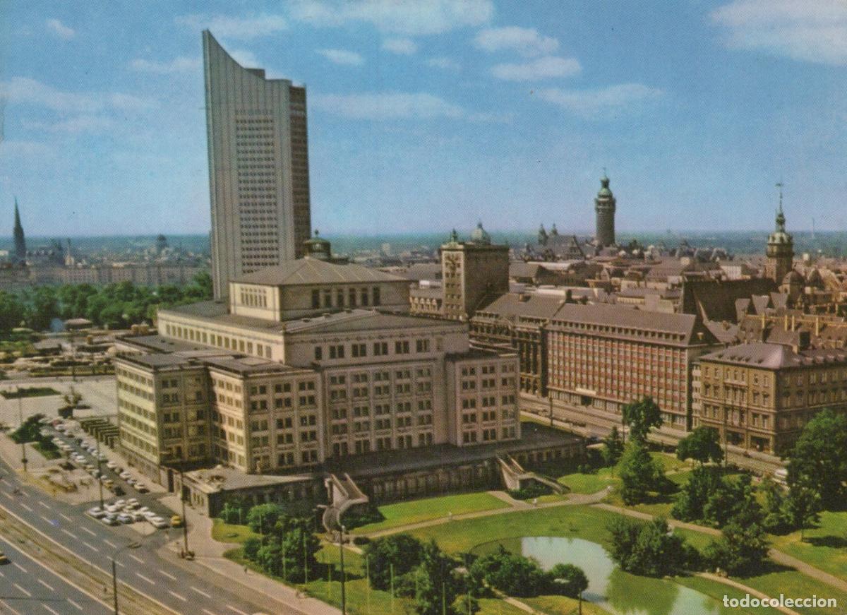 Postales: Germany Leipzig Cityscape With Opera House and Karl Marx Unposted *YAS906