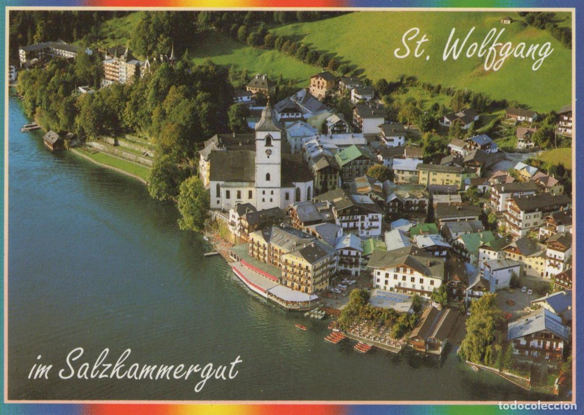 Postales: Austria St Wolfgang IM Salzkammergut Aerial View With Lake and Village *YAS916