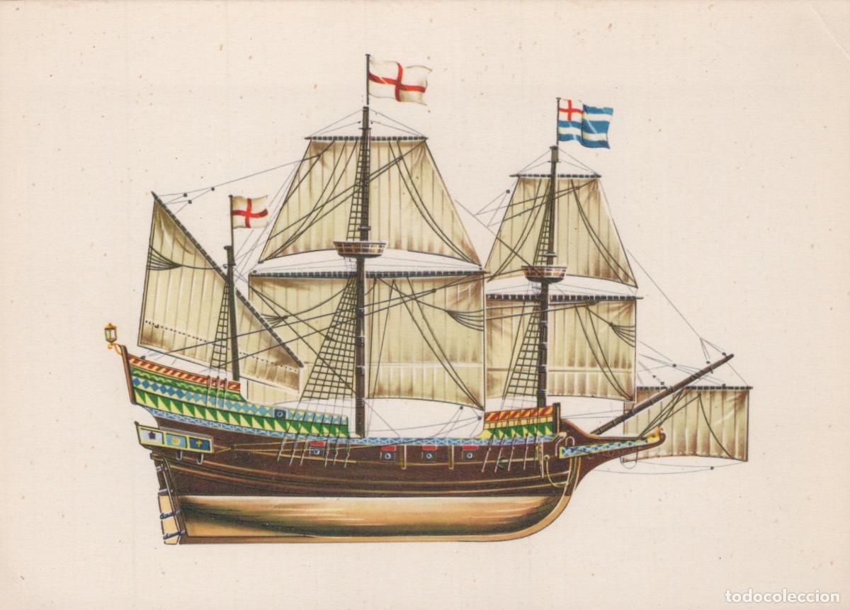 Postales: United Kingdom Golden Hind Ex Pelican C 1570 English Pirate Unposted *YAS946
