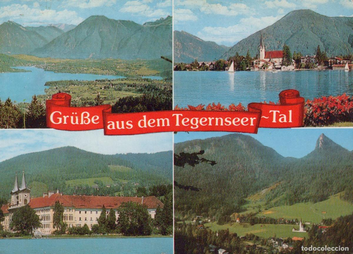 Postales: Germany Kreuth Tegernsee Valley Lake Mountain Landscape Multi View *YAS966