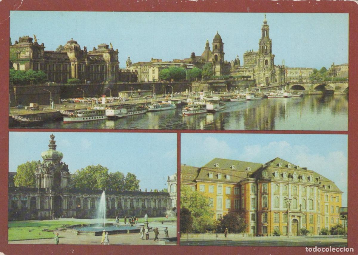 Postales: Germany Dresden Elbe River Zwinger and Landhaus *YAS996