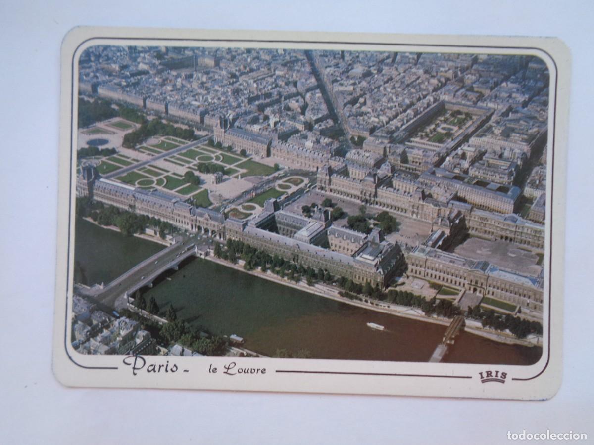 Cartoline: POSTAL DE PARIS ( FRANCIA ): VISTA AEREA DE EL LOUVRE