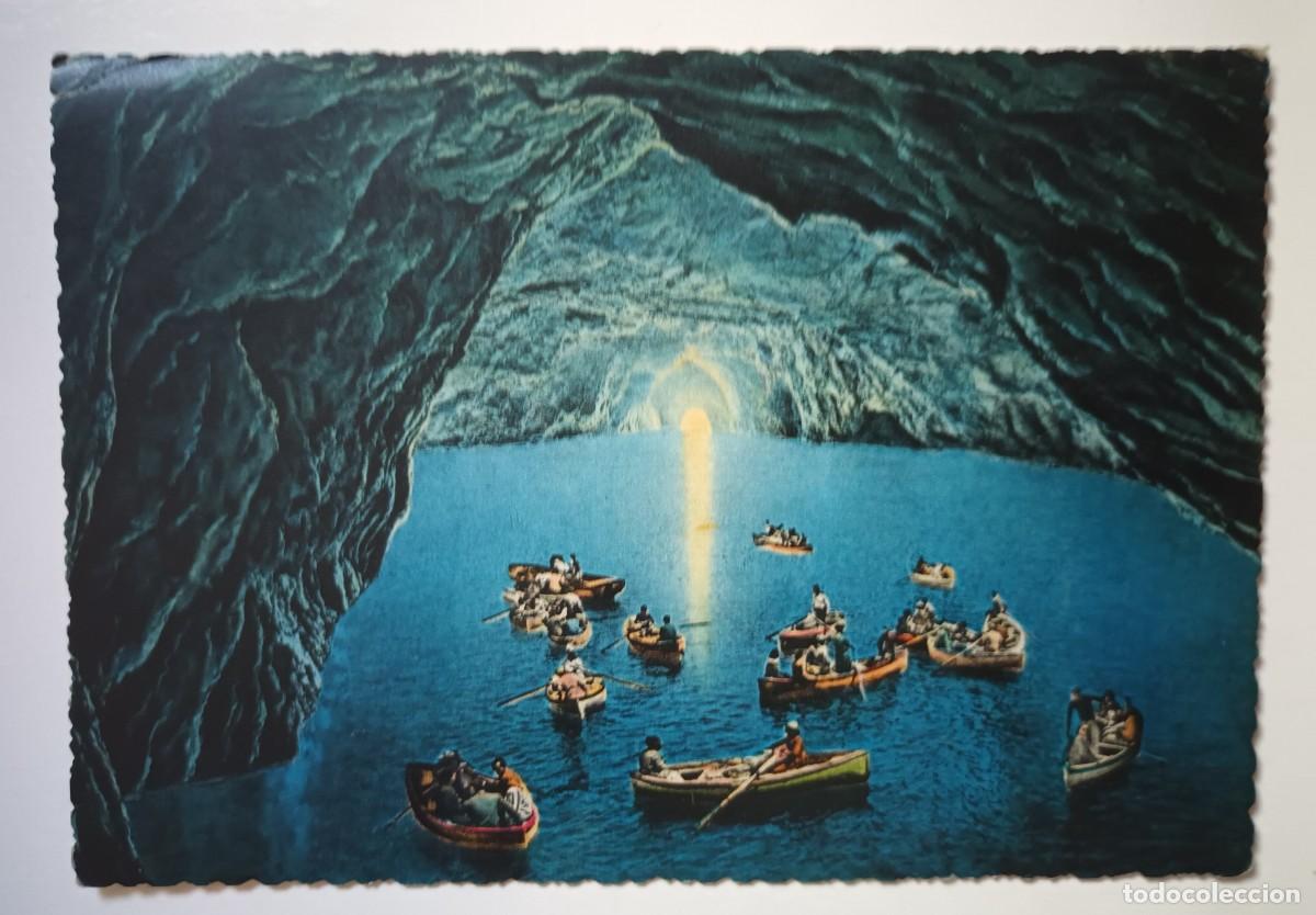 Postales: CAPRI. GROTTA AZZURRA - GRUTA AZUL - FRANQUEO