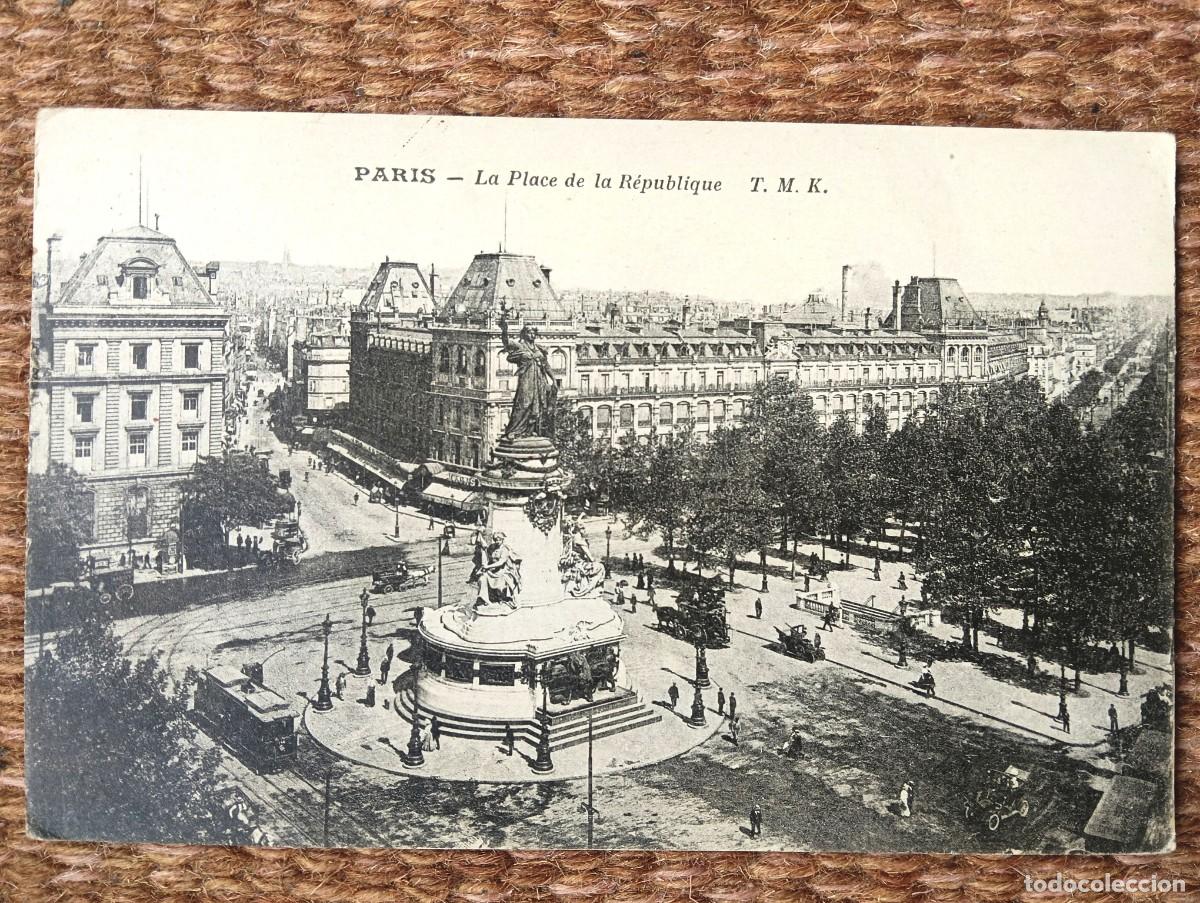 Postales: PARIS - FRANCIA - PLAZA DE LA REPUBLICA - ED. TIMINSKY