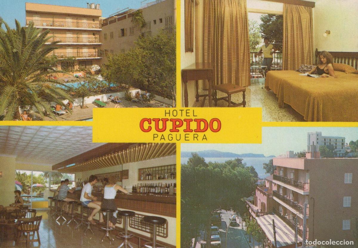 Postkarten: Spain Paguera Hotel Cupido Swimming Pool Bar Room View Unposted *YAT006