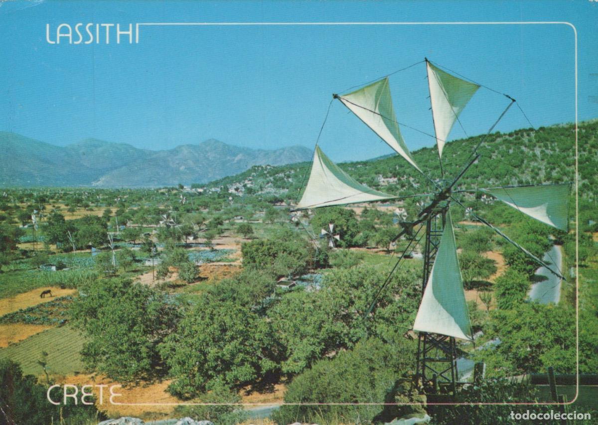 Cartoline: Greece Lassithi Windmills in Plateau *YAT016