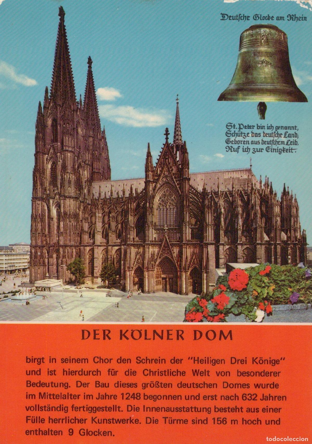 Cartes Postales: Germany Cologne Cathedral Southern Side With German Bell On Unposted *YAT176