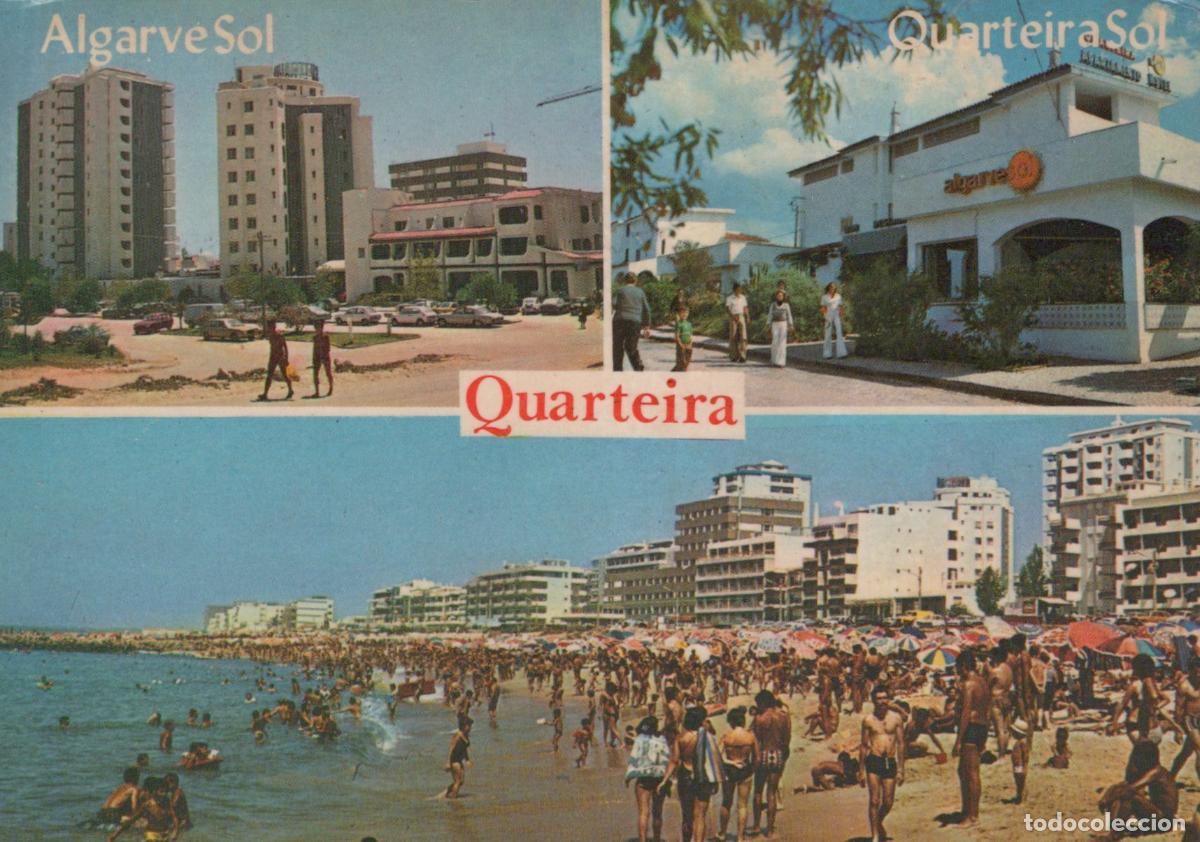 Postais: Portugal Quarteira Algarve Sol Beach Hotels People *YAT056