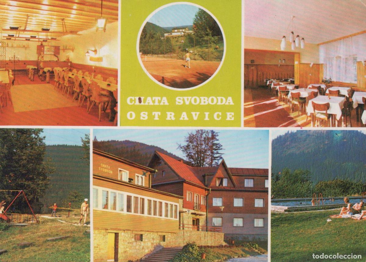 Cartoline: Slovakia Ostravice Chata Svoboda Hotel Resort Tennis Pool Czechoslovakia *YAT099