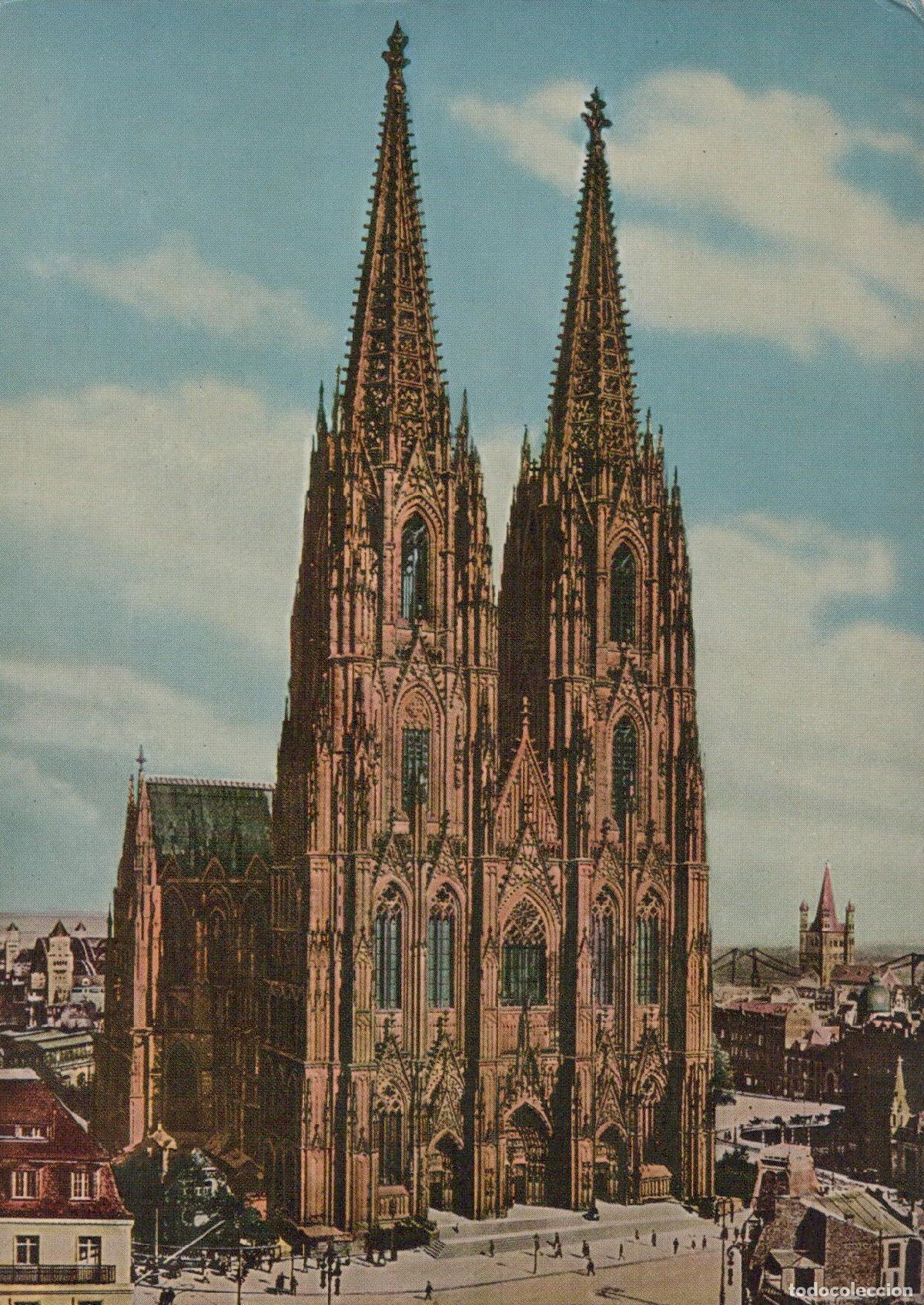 Postais: Germany Cologne Cathedral West Side Architecture Vintage Unposted *YAT248