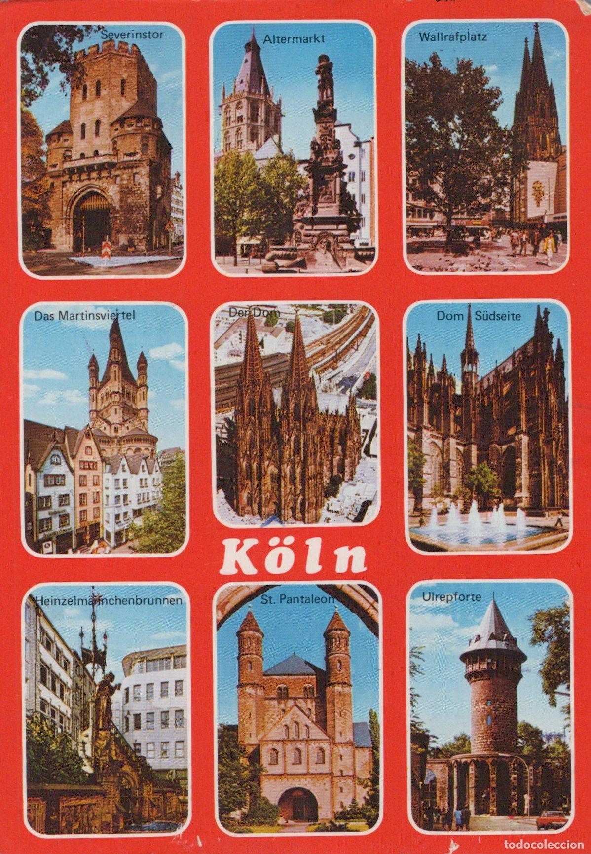 Cartes Postales: Germany Cologne Multi View Cathedral Severinstor Altermarkt *YAT134
