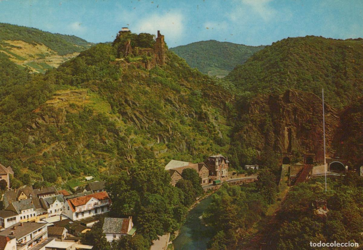 Cartoline: Germany Altenahr An der Ahr Burgruine Are and the 3 Felsentunnel *YAT013