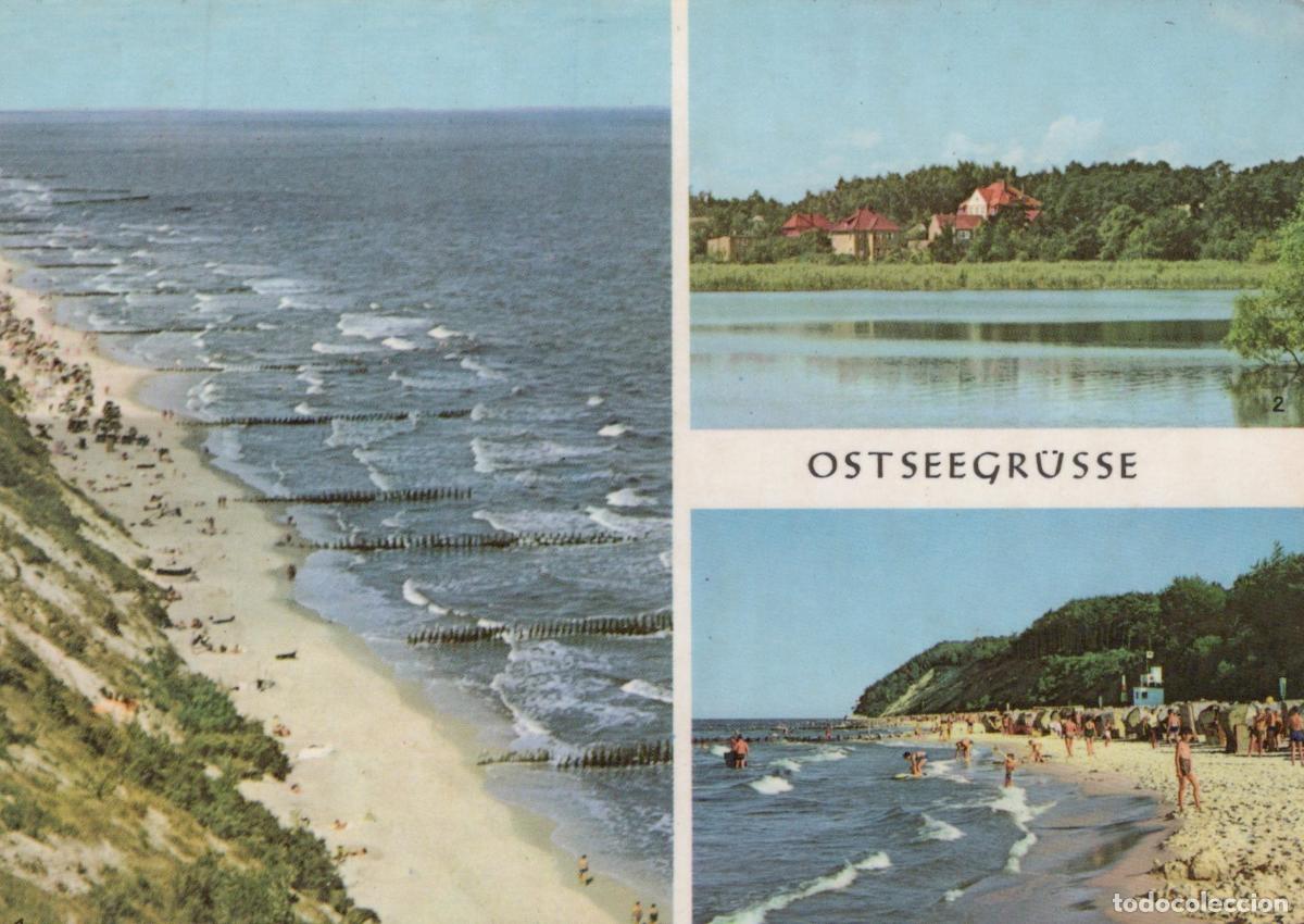 Postais: Germany Koserow Kolpinsee Beach and Lake Views Baltic Sea *YAT041