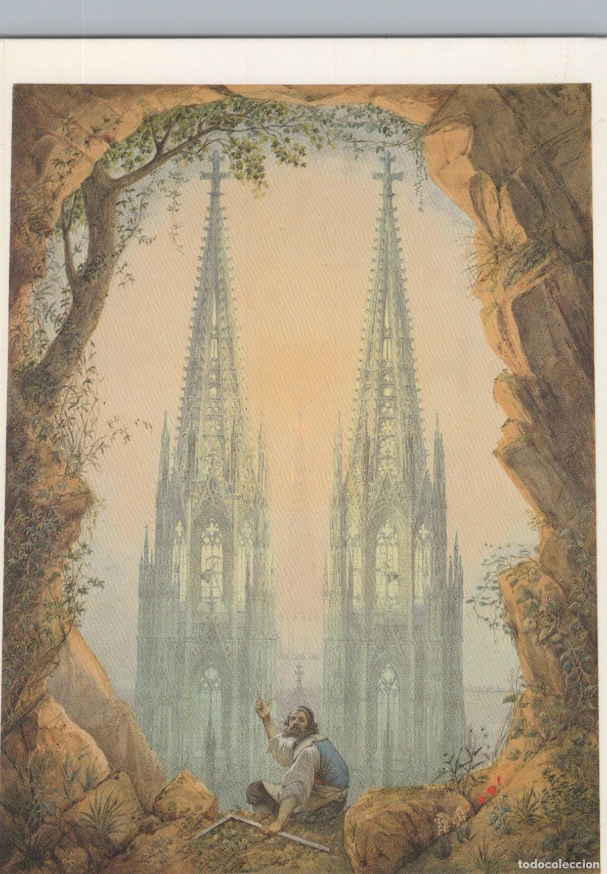 Cartoline: Germany Cologne Cathedral Vision By Vincenz Statz Gothic Spires *YAT159
