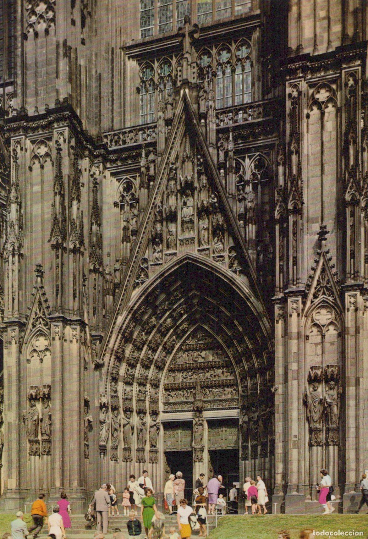 Postais: Germany Cologne Cathedral West Portal Gothic Architecture Unposted *YAT294