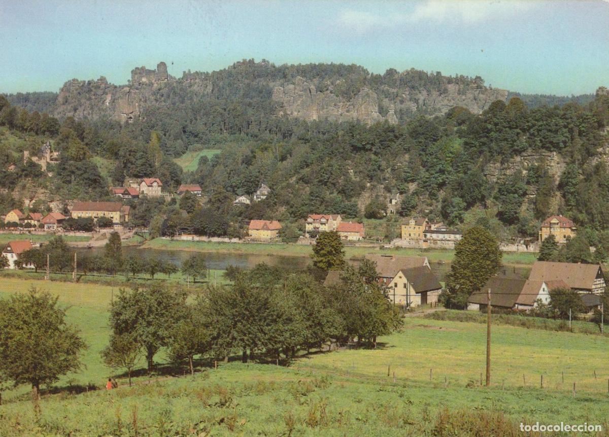 Postcards: Germany Kurort Rathen Saxon Switzerland Scenic Landscape With Unposted *YAT073